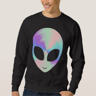 Moletom Cabeça de Alien Alien Colorido Acredite na Festa