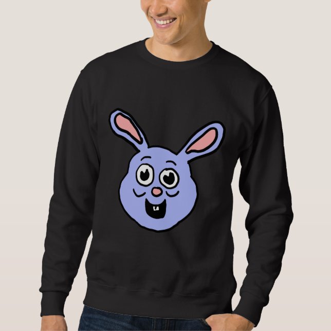 Moletom Cabeça de Coelho de Desenho Animado (Frente)