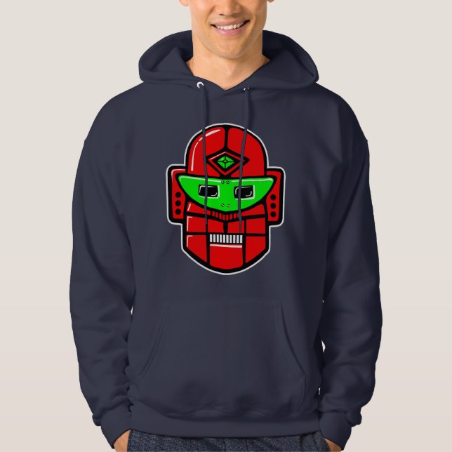 Moletom Cabeça de Robô Retroativo - Personalizada (Frente)
