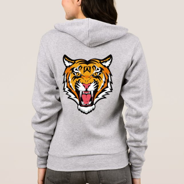 Moletom Cabeça de Tigre Rugindo-25818 (Verso)