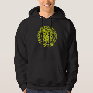 Moletom Cabeça Mito Gorgon Cobra Cabelo Mídia Grega Medusa