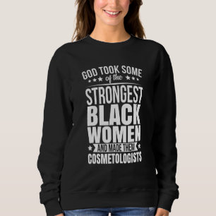 Moletom Cabeleireiros Afro-Americanos Apresentam Deus Levo