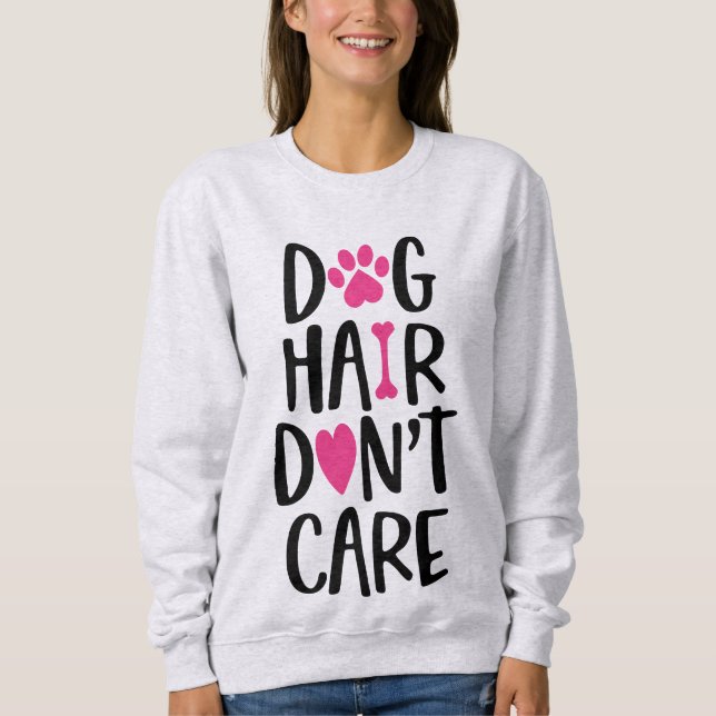 Moletom Cabelo de Cachorro Não Me Importa (Frente)