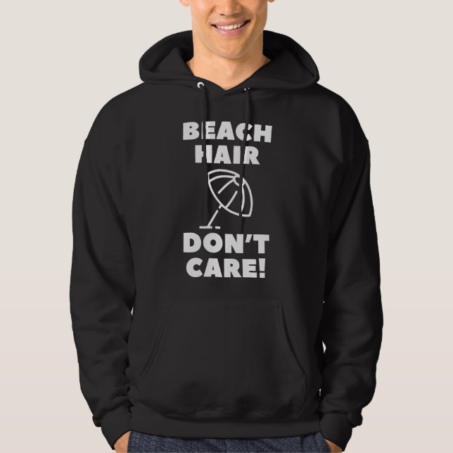 Moletom Cabelo de praia não se importa! (Frente)
