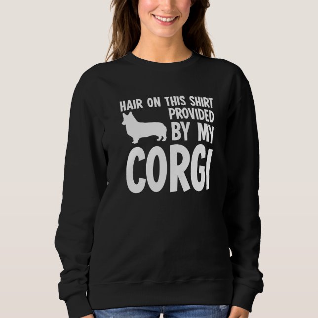 Moletom Cabelo Neste Cão De Corgi Premium (Frente)