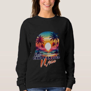Moletom Cabo San Lucas Mexico Sunset Beach Palm Souve