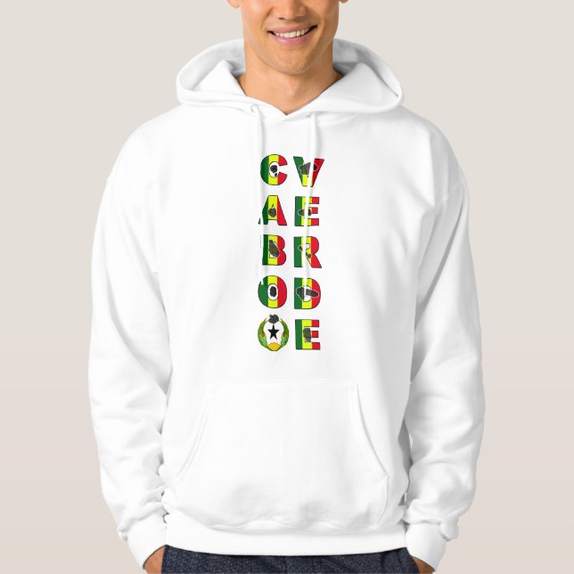 Moletom Cabo Verde Colors Hoodie (Frente)