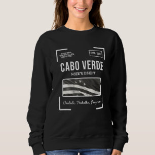 Moletom Cabo Verdean Clothes Cabo Verde Bandeira Cabo Verd