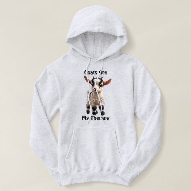 Moletom Cabrito com Pelagem Fofa e Expressão Brilhante (Frente do Design)