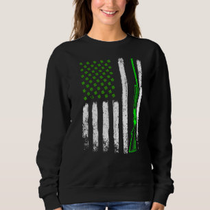 Moletom Caça ao Dia de São Patrício Vintage Irish American