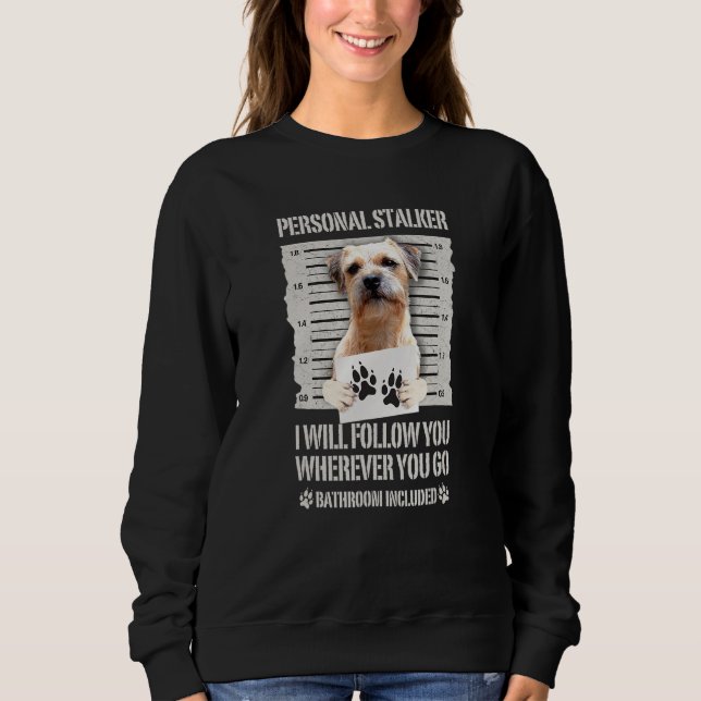 Moletom Caçador Pessoal Barbour Border Terrier (Frente)