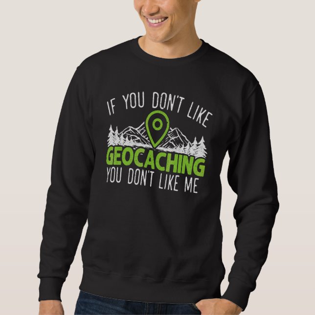 Moletom Cache Geocacher Geocacher Gps Rastreando tesouro H (Frente)