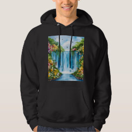 Moletom Cachoeira pintada à aquarela