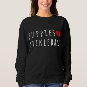 Moletom Cachorrinhos E Pickelball Fofos Pickelball Homens 