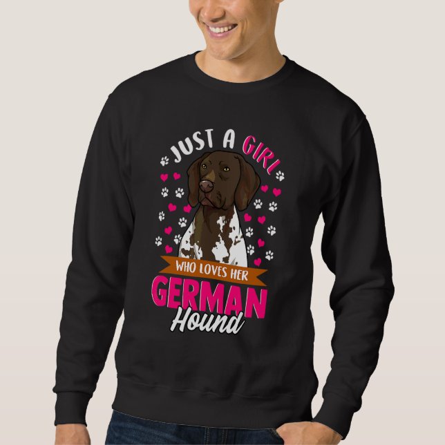 Moletom Cachorro Alemão Deutsche Bracke Mamãe Amor Ger (Frente)