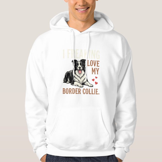Moletom Cachorro Amor Border Collie Engraçado (Frente)