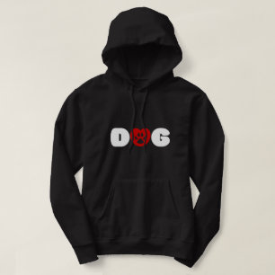 Moletom Cachorro Amor Coração Hoodie