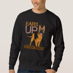 Moletom Cachorro Animal Sobe German shepherd Arrancado
