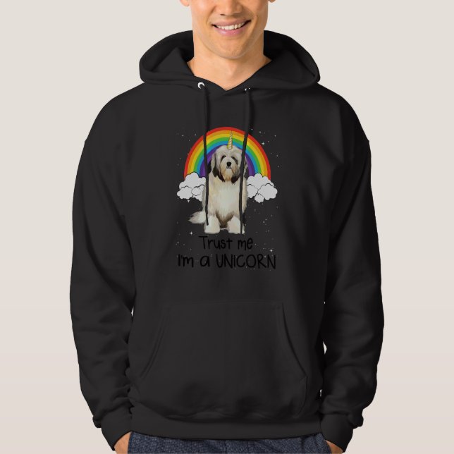 Moletom Cachorro Arco-íris Lowchen Confie Em Mim Sou Um Un (Frente)