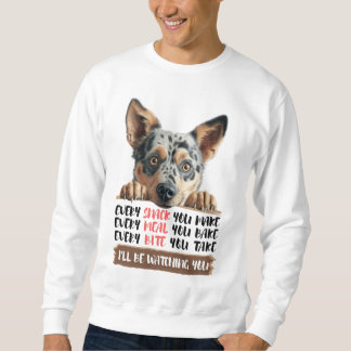 Moletom Cachorro Australiano - Estarei Vendo Você