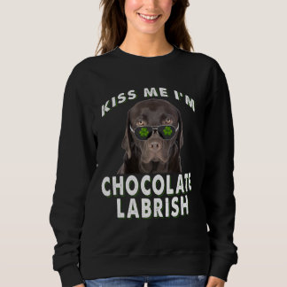 Moletom Cachorro | Beije-me Sou Chocolate Labrish