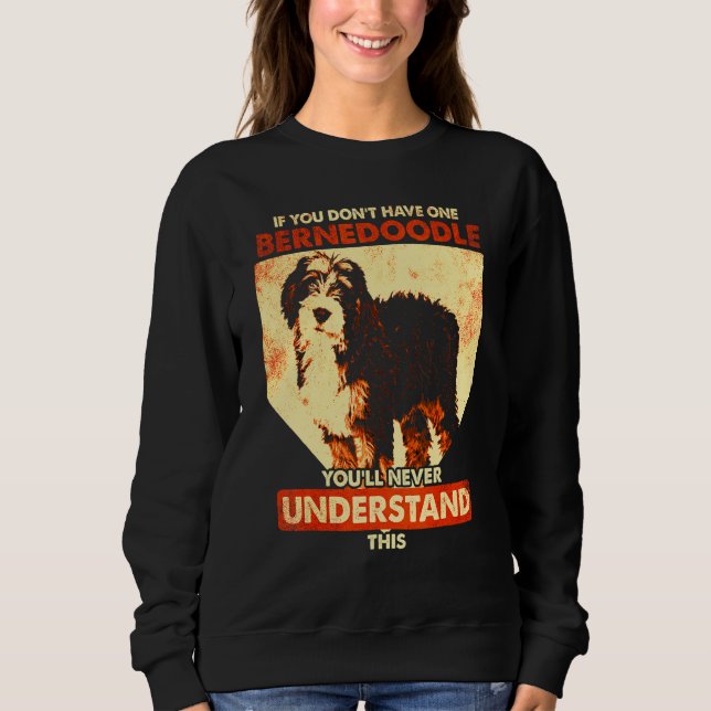 Moletom Cachorro Bernedoodle  Bernedoodle 2 (Frente)