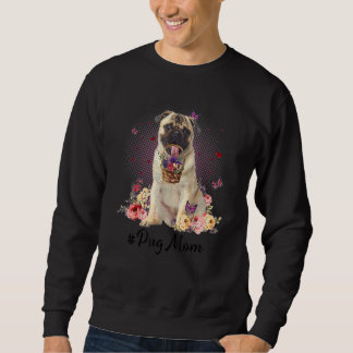 Moletom Cachorro Bonito Mãe Flor Dia de as mães Feliz Cão