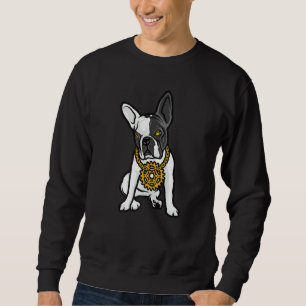 Moletom Cachorro Bulldog Com Pescoço De Bike Gear