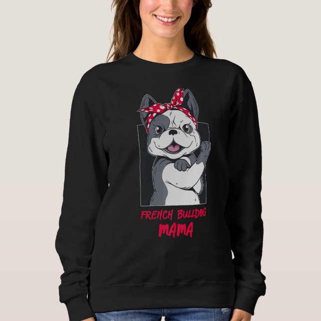Moletom Cachorro-Bulldog Francês Roupa Roupa Mama (Frente)