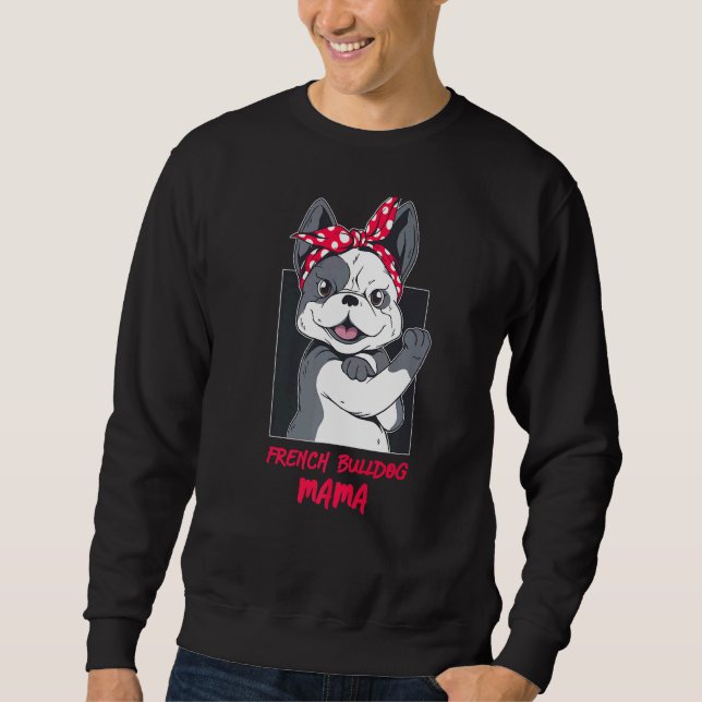 Moletom Cachorro-Bulldog Francês Roupa Roupa Mama (Frente)