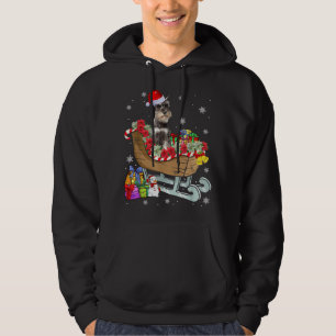 Moletom Cachorro Cachorro Cachorro Natal Santa Hat Xmas Pu