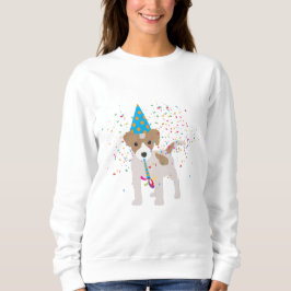 Moletom Cachorro - Cachorro de animais tendo festa