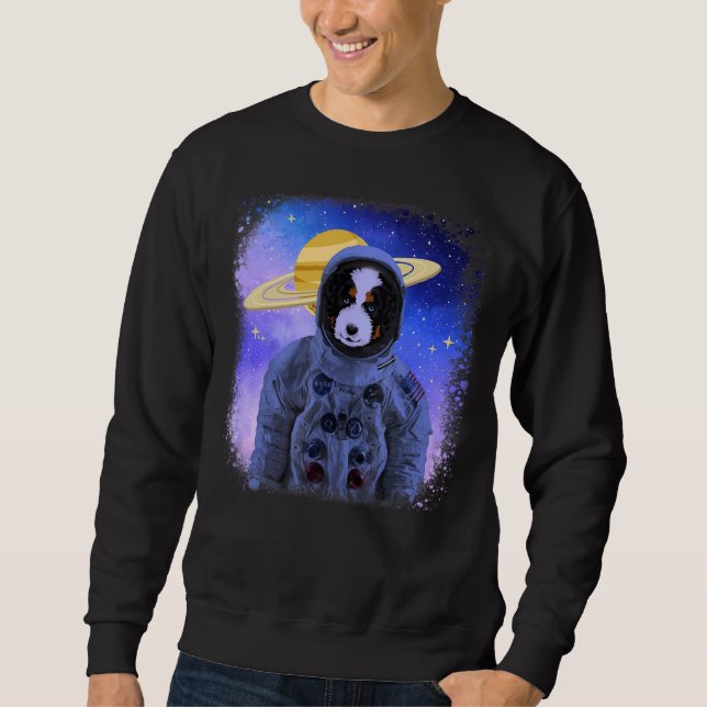 Moletom Cachorro Cachorro e Astronauta Galaxy Ou (Frente)