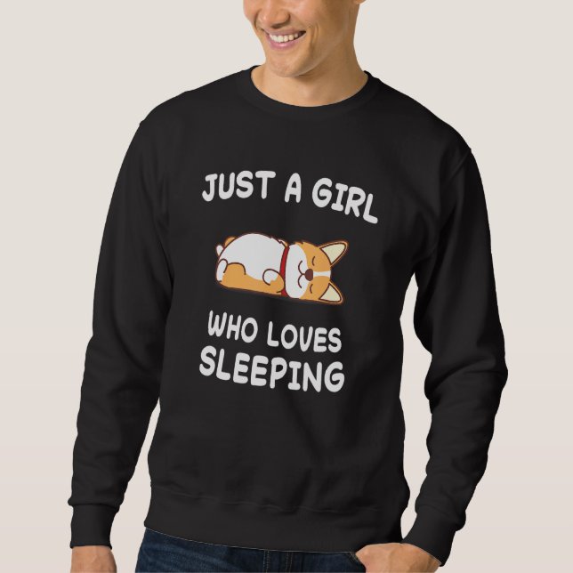 Moletom Cachorro Cães Corgi Sono Pijamas Pijamas (Frente)