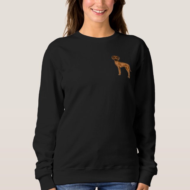 Moletom Cachorro Cartoon Fofo Rhodesian Ridgeback Leão Afr (Frente)