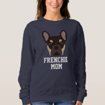 Cachorro Castanho e Tan Frenchie Mãe