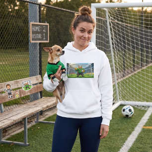 Moletom Cachorro Chihuahua Engraçado Goleiro de Futebol