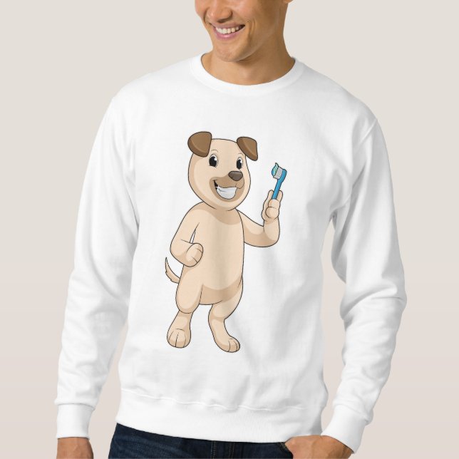 Moletom Cachorro com escova de dentes (Frente)