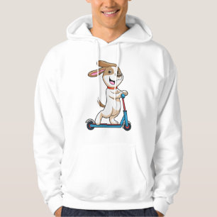 Moletom Cachorro como Biker com Patinete