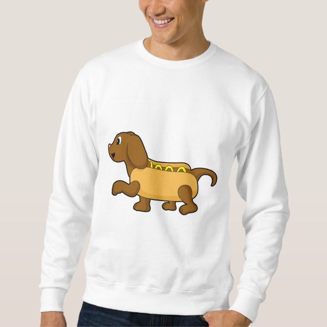 Moletom Cachorro como cachorro-quente (Frente)