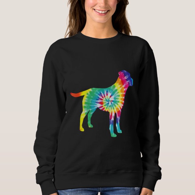 Moletom Cachorro Corante Hippie Labrador Retriever Retro P (Frente)