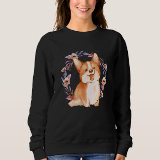 Moletom Cachorro Corgi Fofo Aquarela Estética Cachorrinho 