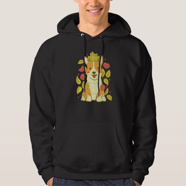 Moletom Cachorro Corgi Fofo E Sapo   (Frente)