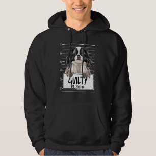 Moletom Cachorro Culpado Japanese Chin Mugshot