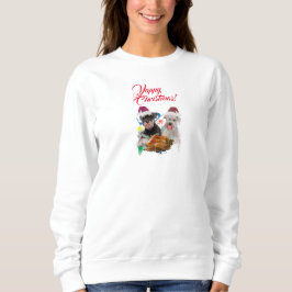 Moletom Cachorro Cute Schnauzer Personalizável - Natal Iap