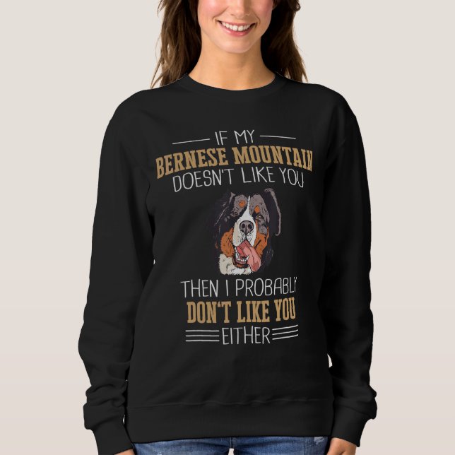 Moletom Cachorro da Montanha Bernese (Frente)