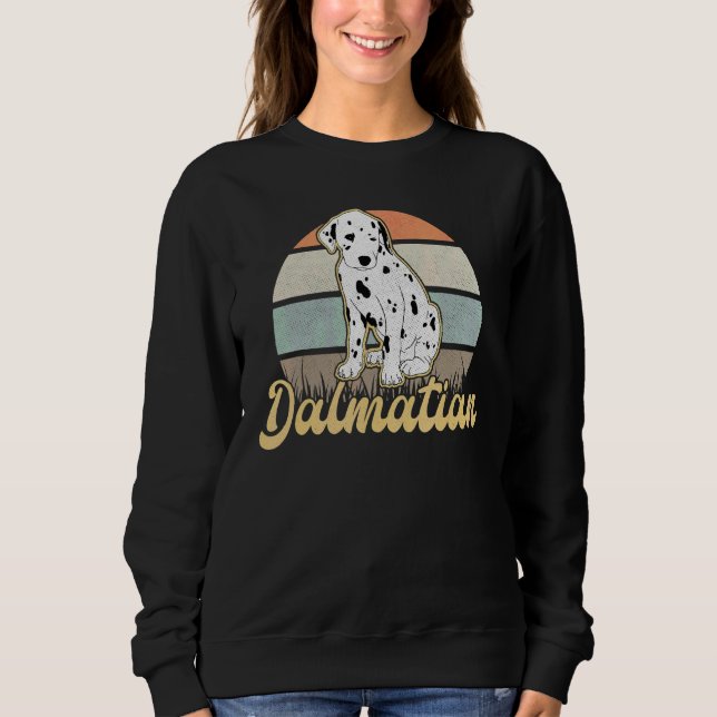 Moletom Cachorro Dalmaciano Caminha Mãe Cachorro Cachorro  (Frente)