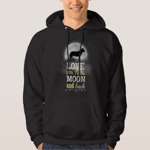 Moletom Cachorro De Cachorro Australiano Ama À Lua