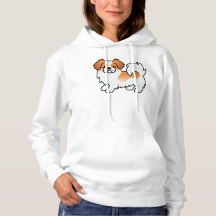 Moletom Cachorro de Cartoon Toon Tibetano de cor vermelha