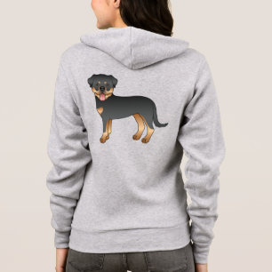 Moletom Cachorro De Cartoons De Giro Preto E Tano